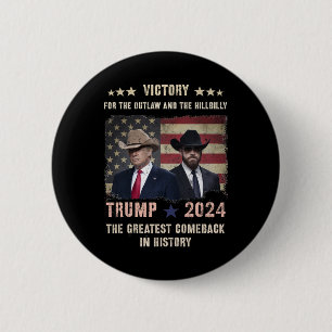 zege Trump Vance We hebben de terugkomst van de p Ronde Button 5,7 Cm