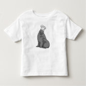 Zegel als Cook met Chef-pet Kinder Shirts (Voorkant)