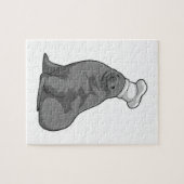 Zegel als Cook met Chef-pet Legpuzzel (Horizontaal)