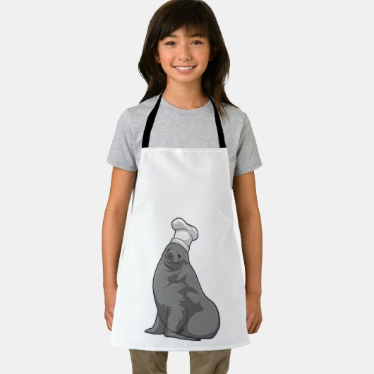 Zegel als Cook met Chef-pet Schort (Insitu)