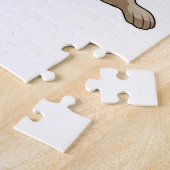 Zegel als hairdresser met Comb Legpuzzel (Zijkant)