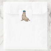 Zegel als politieagent (Tas)