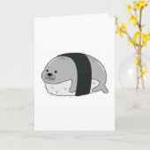 Zegel als Sushi Kaart (Gele Bloem)