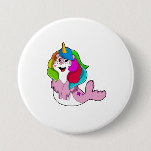 Zegel als Unicorn Ronde Button 7,6 Cm