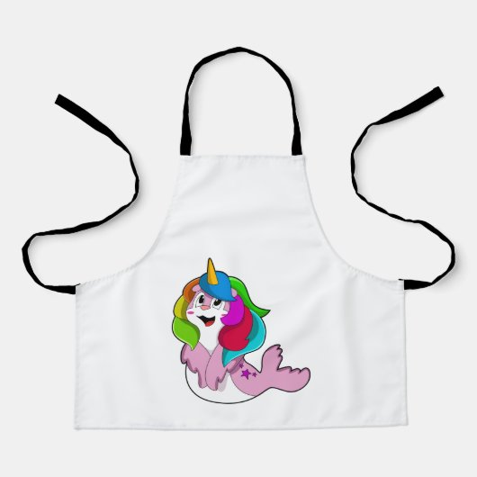 Zegel als Unicorn Schort (Voorkant)