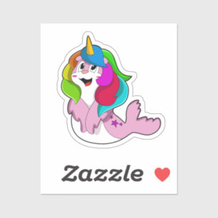 Zegel als Unicorn Sticker