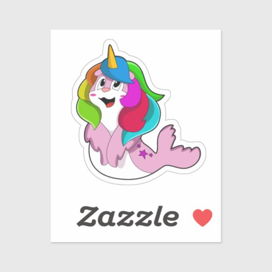 Zegel als Unicorn Sticker (Vel)