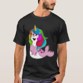 Zegel als Unicorn T-shirt (Voorkant)