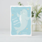 Zegel Amazing Classroom Valentijn Kaart (Staand voorkant)