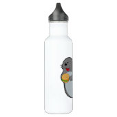 Zegel bij Eating met Burger Waterfles (Links)