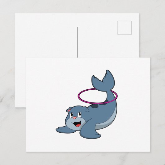 Zegel bij Fitness met Fitness-banden.PNG Briefkaart (Voorkant / Achterkant)