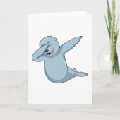 Zegel bij Hip Hop Dans Dab Kaart (Voorkant)