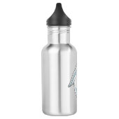 Zegel bij zwemmen waterfles  (Links)