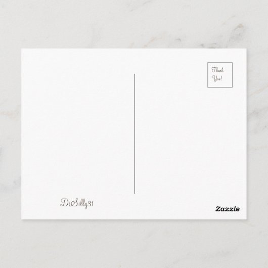 zegel Briefkaart (Achterkant)