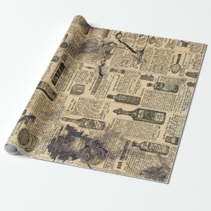 zegel Catalogusadvertenties 1906 Shabby Chic Cadeaupapier