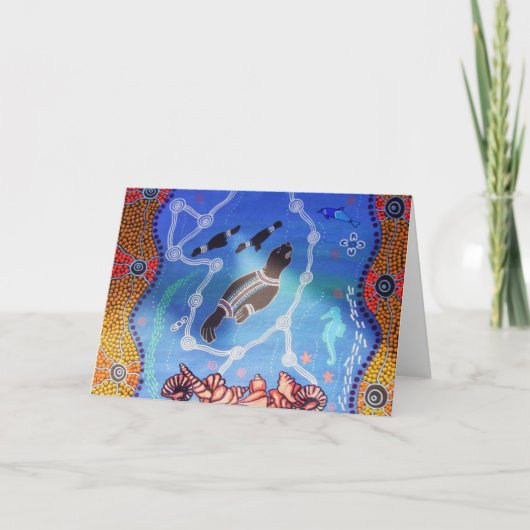 Zegel dromen kaart (Voorkant)