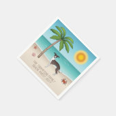 Zegel en witte ijzige hond op het strand van de tr servet (Hoek)