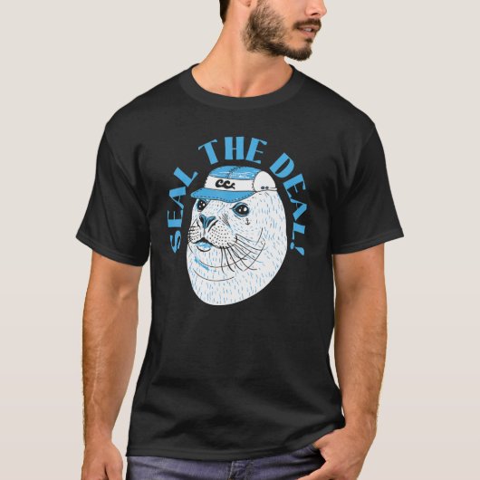 Zegel het zegel van de walvisvaarder Whisperer Mar T-shirt (Voorkant)
