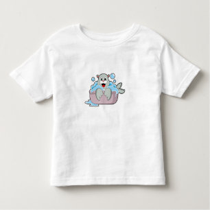 Zegel in Bathtub Kinder Shirts
