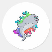 Zegel met bril (Voorkant)