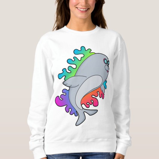 Zegel met bril trui (Voorkant)