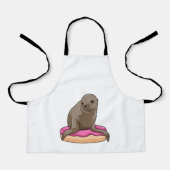 Zegel met Donut Schort (Voorkant)