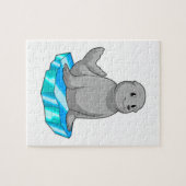 Zegel met ijsvleugel legpuzzel (Horizontaal)