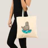Zegel met ijsvleugel tote bag (Voorkant (product))