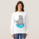 Zegel met ijsvleugel trui (Voorkant volledig)