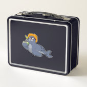 Zegel met kokosnoot (Achterkant)