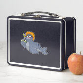 Zegel met kokosnoot (In situ)