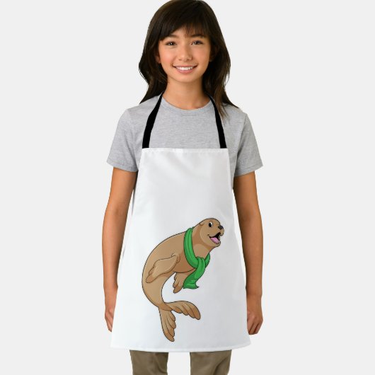 Zegel met Scarf Schort (Insitu)