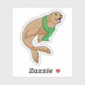 Zegel met Scarf Sticker (Vel)