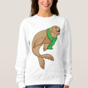 Zegel met Scarf Trui