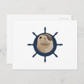 Zegel met schepruim briefkaart (Voorkant / Achterkant)