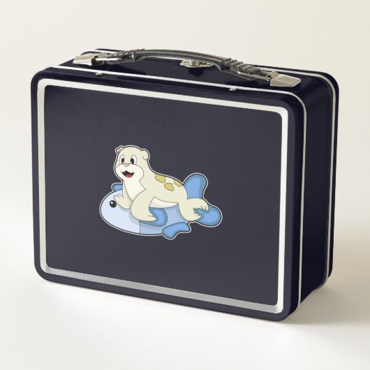 Zegel met vis (Achterkant)