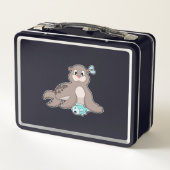 Zegel met vis (Achterkant)