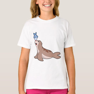 Zegel met vis (2).PNG T-shirt