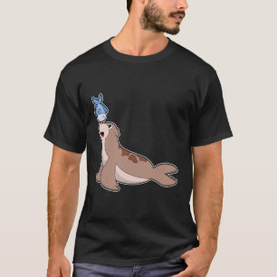 Zegel met vis (2).PNG T-shirt