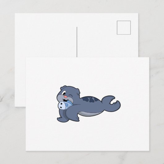 Zegel met vis (3).PNG Briefkaart (Voorkant / Achterkant)