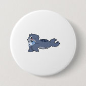 Zegel met vis (3).PNG Ronde Button 7,6 Cm (Voorkant)