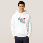 Zegel met vis hoodie (Voorkant volledig)