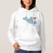 Zegel met vis hoodie (Voorkant)