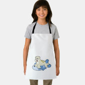 Zegel met vis schort (Insitu)