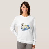 Zegel met vis t-shirt (Voorkant volledig)