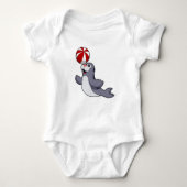 Zegel met waterpolo romper (Voorkant)