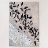 Zegel op de kust, Jigzaag Puzzle Legpuzzel (Verticaal)
