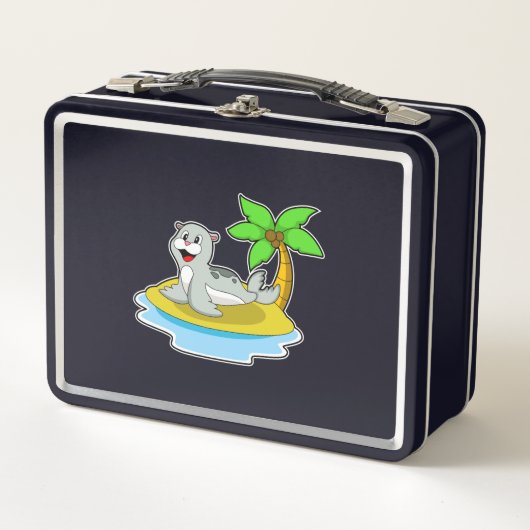 Zegel op het eiland (Voorkant)