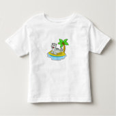Zegel op het eiland kinder shirts (Voorkant)