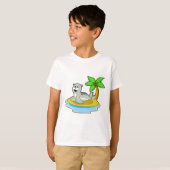 Zegel op het eiland t-shirt (Voorkant volledig)
